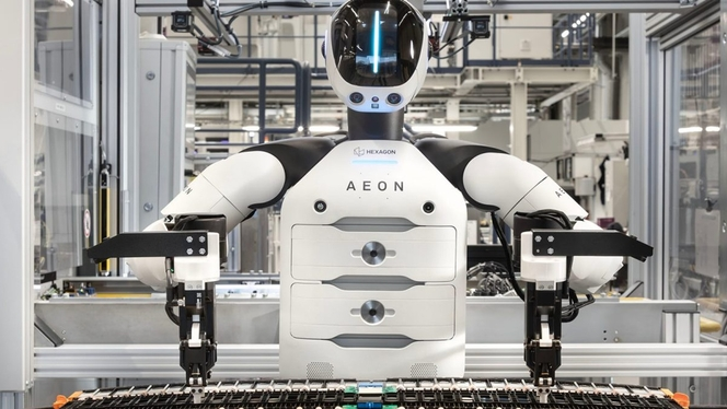 BMW intègre le robot humanoïde AEON dans son usine de Leipzig
